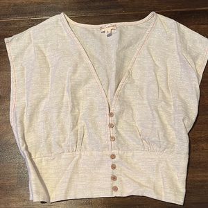 Hem & thread crop top